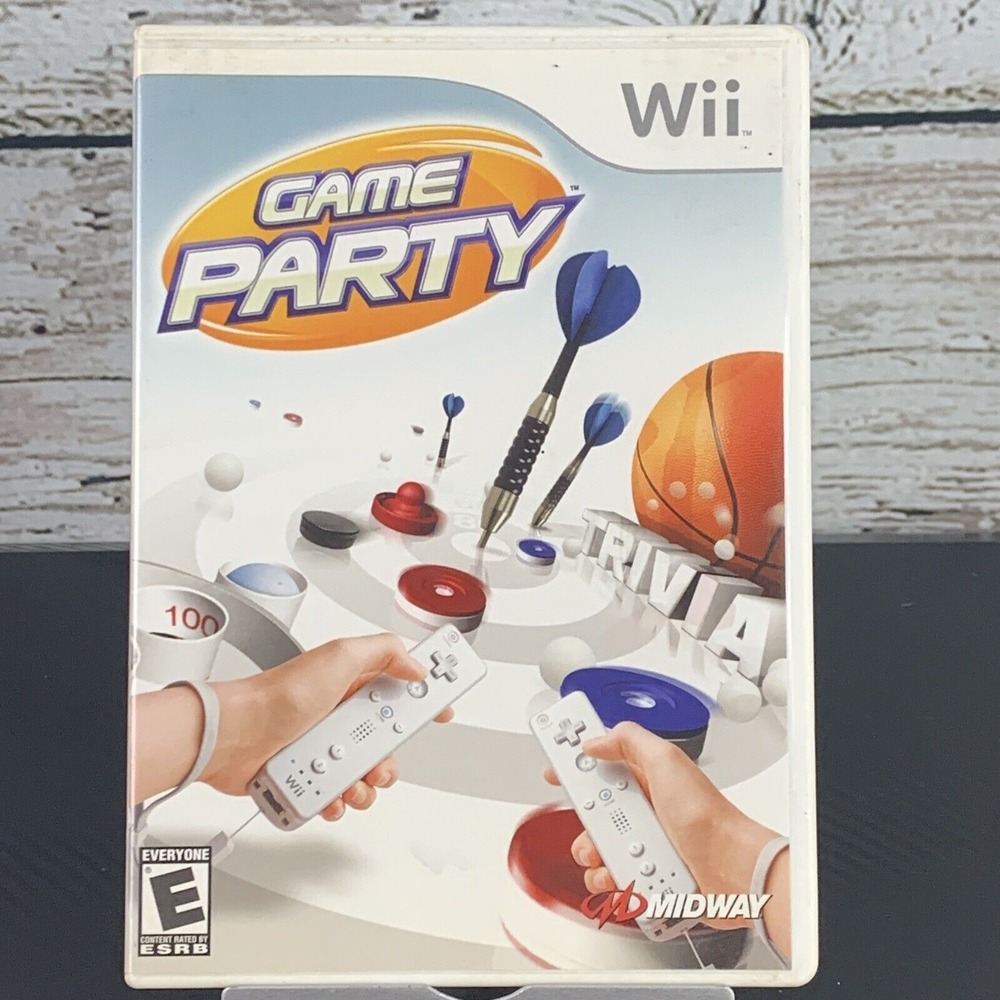 Game Party‎ - [Nintendo Wii 2007] Game with Disc And Book Tested